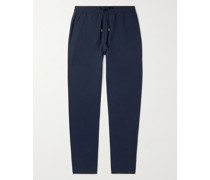Slim-Fit Tapered Stretch-Cotton Sweatpants