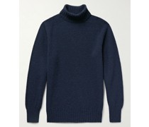 Sylvester schmal geschnittener Rollkragenpullover aus Wolle