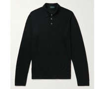 Pullover aus Wolle mit Polokragen