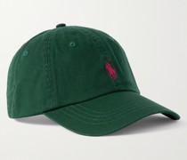 Baseballkappe aus Baumwoll-Twill mit Logostickerei