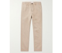 Cotton and Linen-Blend Chinos