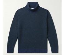 Donegal Merino Wool and Cashmere-Blend Rollneck Sweater