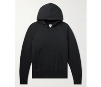Hoodie aus Baumwoll-Jersey mit Logostickerei