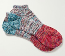 Charlie Knöchelsocken aus einer Stretch-Baumwollmischung in Colour-Block-Optik