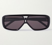 New Wave Pilotensonnenbrille aus Azetat