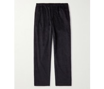 Banasa schmal zulaufende Hose aus Baumwollcord