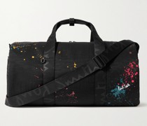 Bowling-Tasche aus recyceltem Nylon mit Farbspritzern
