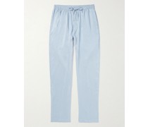 Pyjama-Hose aus Satin mit Nadelstreifen