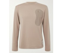 Laufsport-T-Shirt aus recyceltem Polartec®-GhostFleece™ mit Ripstop-Besatz