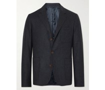 Mayfair Sakko aus Tweed aus einer Woll-Kaschmirmischung mit Fischgratmuster
