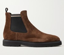 Argo Chelsea Boots aus Veloursleder
