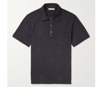 Polohemd aus Baumwoll-Jersey