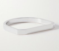 Thin Hex Ring aus Sterlingsilber