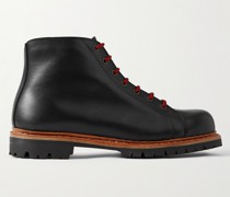 Edmund Schnürstiefel aus Leder mit Shearling-Futter