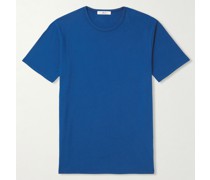T-Shirt aus Baumwoll-Jersey in Stückfärbung