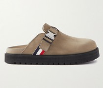 Clogs aus Veloursleder