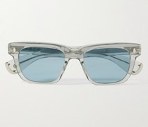 + Officine Générale Sonnenbrille mit eckigem Rahmen aus Azetat