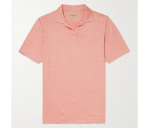 Stretch-Cotton and Modal-Blend Polo Shirt