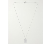 Tarot Lovers Rhodium-Plated Necklace