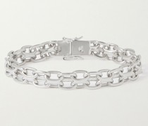 Rhodium-Plated Chain Bracelet