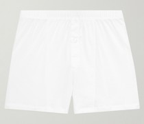 Sporty Mercerised Cotton Boxer Shorts