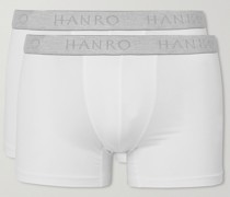 Two-Pack Stretch-Cotton Boxer Briefs