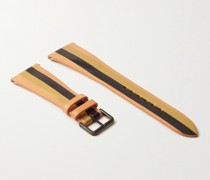 Roxy Striped Leather Watch Strap
