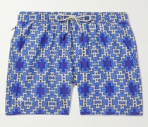 Azul Straight-Leg Short-Length Printed Swim Shorts