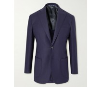 Wool-Hopsack Suit Jacket