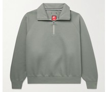 Reimagined Sweatshirt aus „Tech Fleece“-Material mit kurzem Reißverschluss