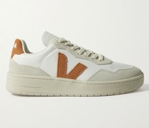V-90 Sneakers aus Veloursleder und Leder