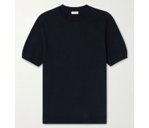 T-Shirt aus Baumwollstrick
