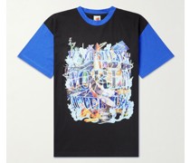 T-Shirt aus Biobaumwoll-Jersey mit Print