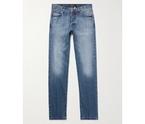 Schmal und gerade geschnittene Jeans aus Selvedge Denim