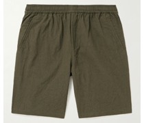 Assembly weit geschnittene Shorts aus Baumwoll-Seersucker