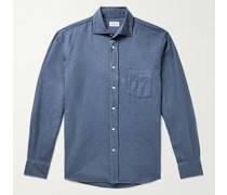 Paul Spread-Collar Cotton-Flannel Shirt