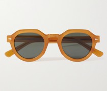 Grenelle Round-Frame Acetate Sunglasses
