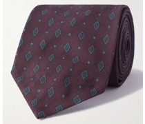 Krawatte aus bedruckter Seide, 7,5 cm