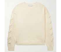 Wattierter Pullover aus einer Baumwollmischung