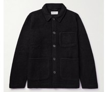 Feldjacke aus Fleece aus einer Wollmischung