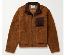 Bembridge Jacke aus Shearling-Imitat mit Besätzen aus Baumwollcord
