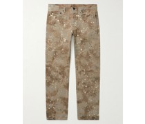 The Daze gerade geschnittene Jeans mit Farbklecksen