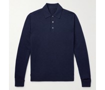 Pullover aus einer Woll-Kaschmirmischung mit Polokragen