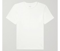 Klassisches T-Shirt aus Flammengarn-Baumwoll-Jersey