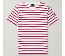 Slim-Fit Striped Cotton-Jersey T-Shirt