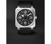 BR 03-92 Automatic 42mm Stainless Steel and Rubber Watch