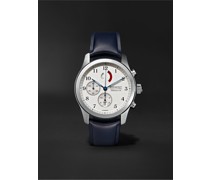 America's Cup Regatta Automatic Chronograph 43 mm Uhr aus Edelstahl mit Kautschukarmband, Ref.-Nr.: AC-R/SS