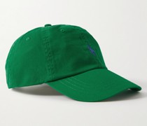 Baseballkappe aus Baumwoll-Twill mit Logostickerei