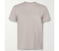 + New Balance T-Shirt aus Stretch-Jersey mit Logoprint