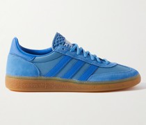 Handball Spezial Sneakers aus Veloursleder und Mesh mit Lederbesätzen